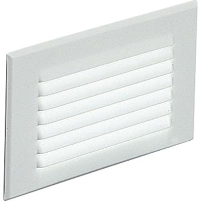 9″ Step Light/Indoor/Outdoor/Louvered/White