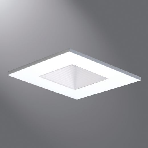 3″ Square Downlight/ White Baffle, White Trim/ 7W LED