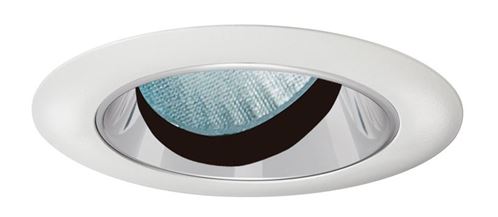 3 1/4″ Angle-Cut Lensed Shower Light/IC Housing/Clear Alzak/LED